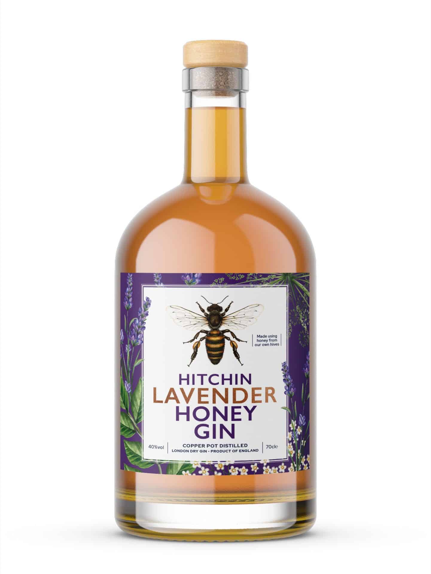 Hitchin Honey Gin 70CL Cardona & Son Spirit Co